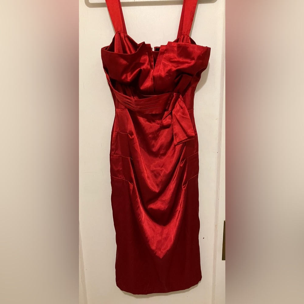 Sz M Little Red Valentines Dress